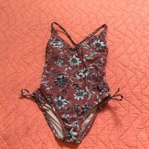 flower one piece swimsuit